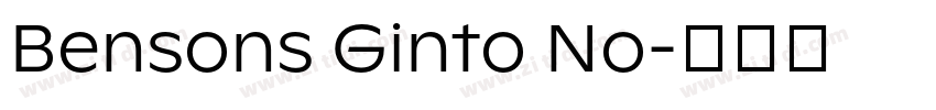Bensons Ginto No字体转换 Bensons Ginto No字体转换